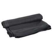 SHOWGEAR Voile CS Curtain, 55 g/m² Black - 300 x 300 cm (W x H) - unpleated Nero - 300 x 300 cm (L x H) - non plissettato
