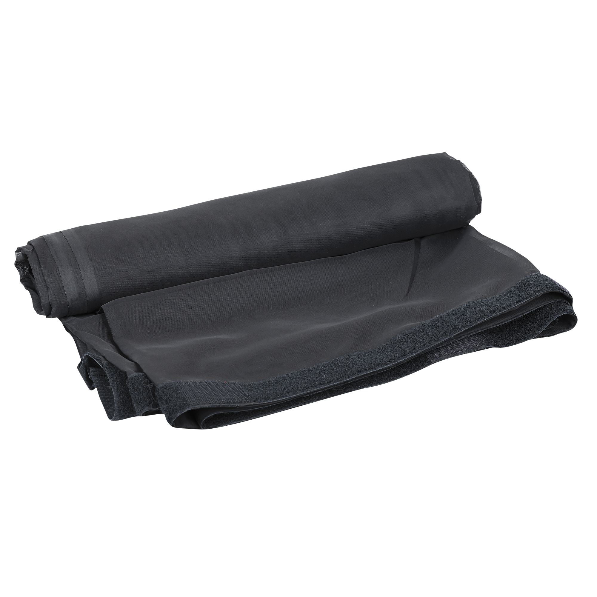 SHOWGEAR Voile CS Curtain, 55 gram/m² Black - 300 x 400 cm (W x H) - unpleated Nero - 300 x 400 cm (L x H) - non plissettato