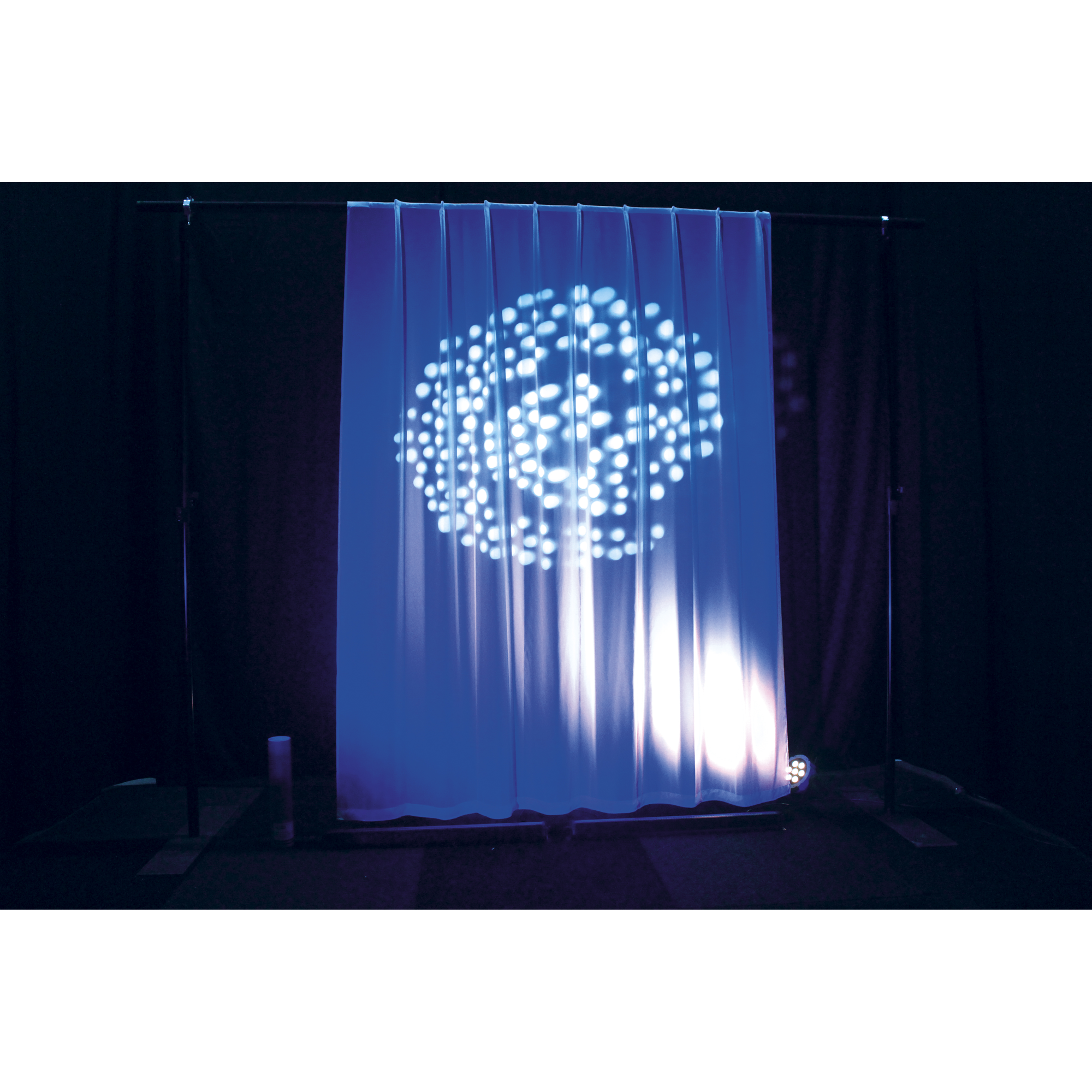 SHOWGEAR Voile CS Curtain, 55 gram/m² White - 300 x 400 cm (W x H) - unpleated Bianco - 300 x 400 cm (L x H) - non plissettato
