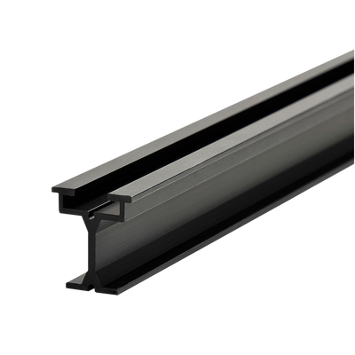 WENTEX Eurotrack - Rail - Black 200 cm (L) - anodised 200 cm (L) - anodizzato