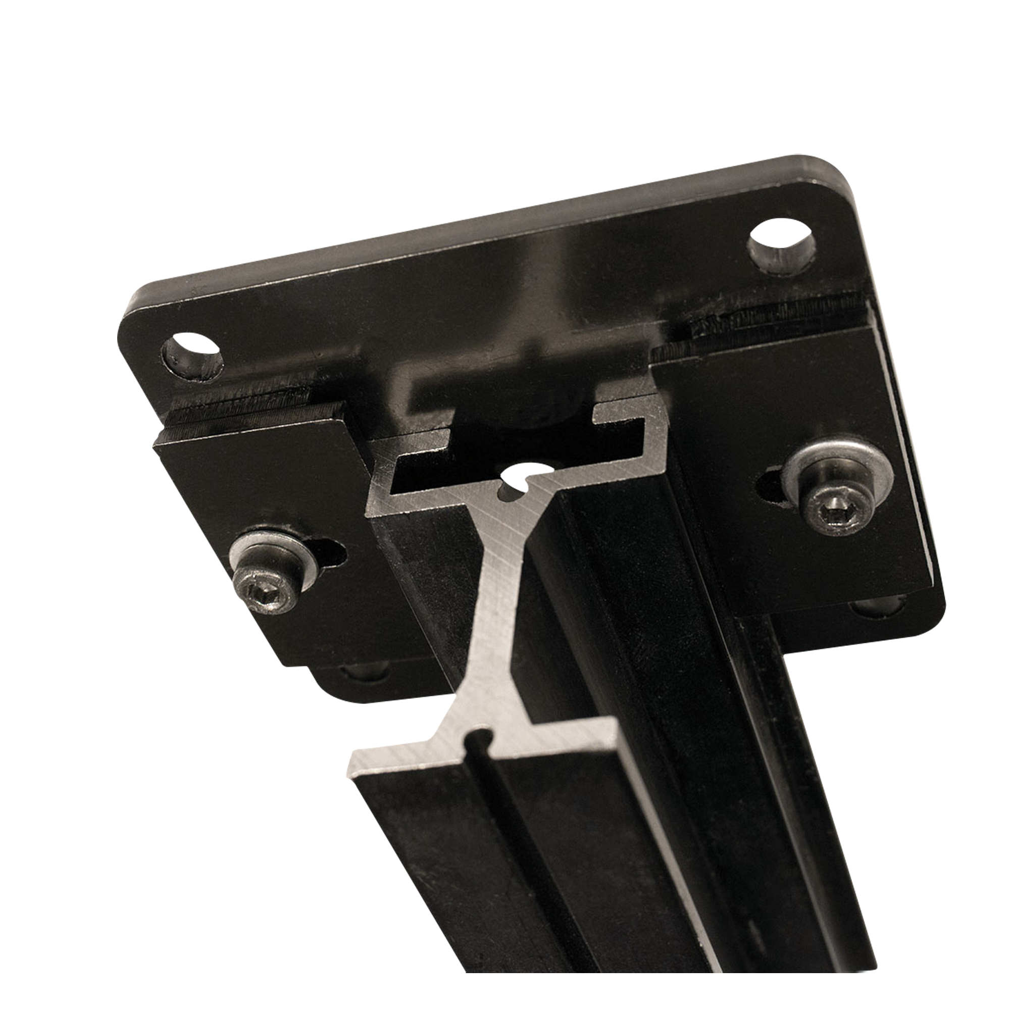 WENTEX Eurotrack - Ceiling Mount, Black Powder coated Rivestimento a polvere