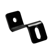 WENTEX Eurotrack - Universal mounting bracket, Black Powder coated Rivestimento a polvere