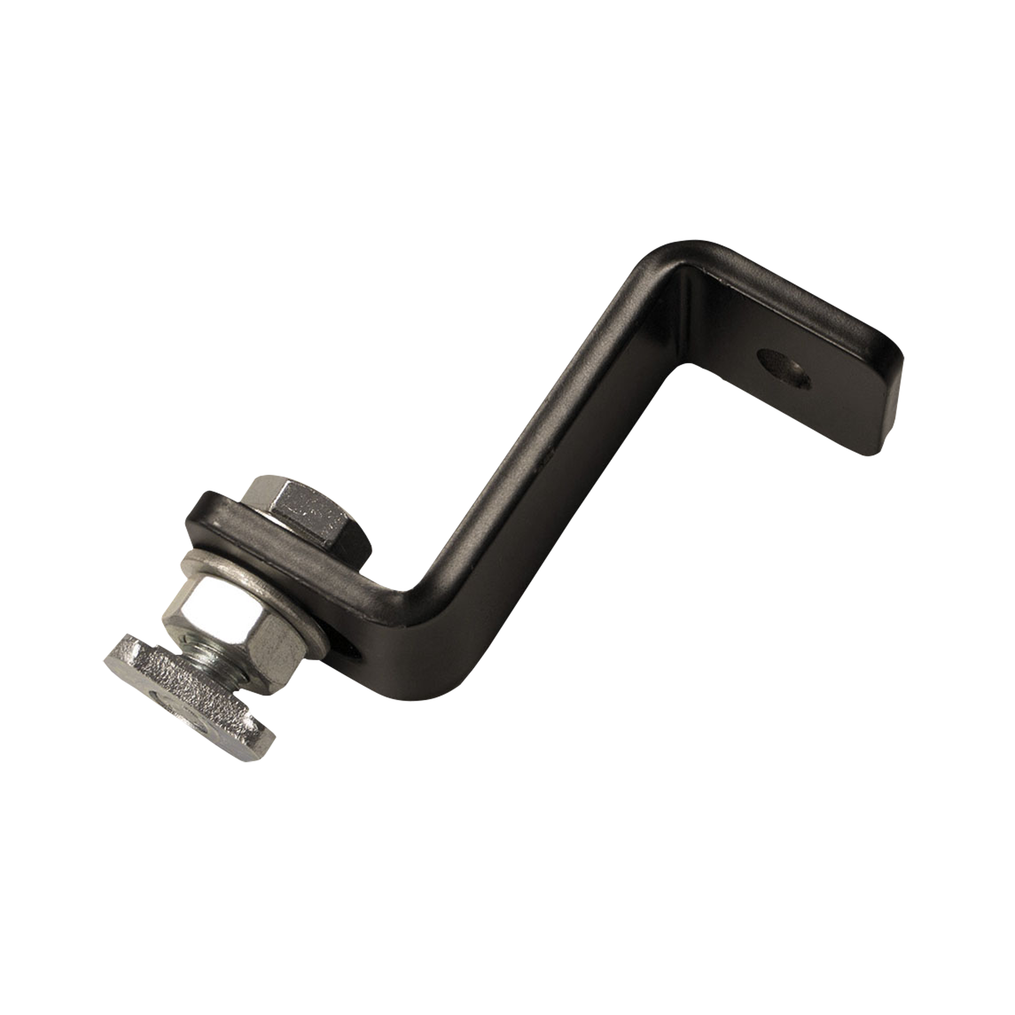 WENTEX Eurotrack - Universal mounting bracket, Black Powder coated Rivestimento a polvere