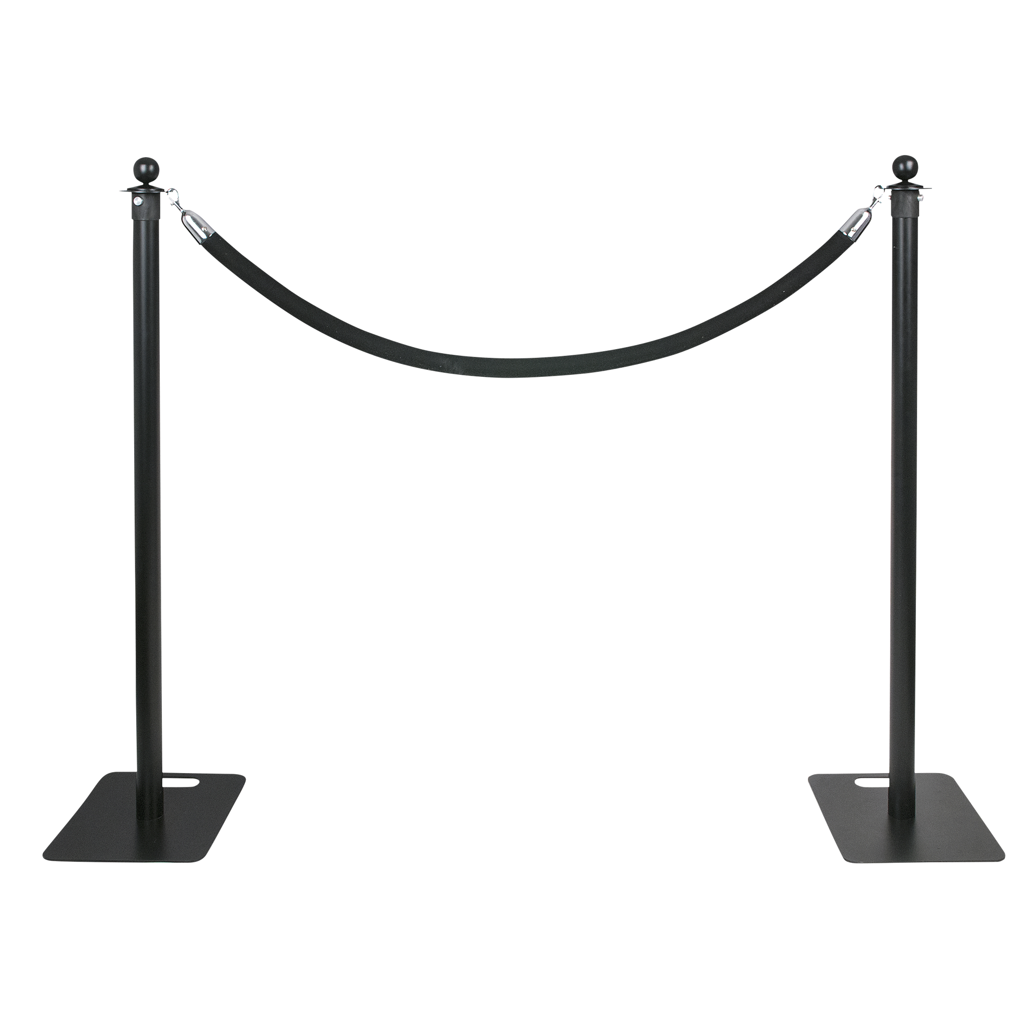 WENTEX Rope for Bollard Black - 1.5 m Nero - 1,5 m