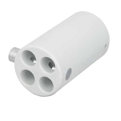 WENTEX 4-way Connector Replacement Ø40.6 mm White Bianco