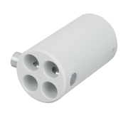 WENTEX 4-way Connector Replacement Ø45.7 mm White Bianco