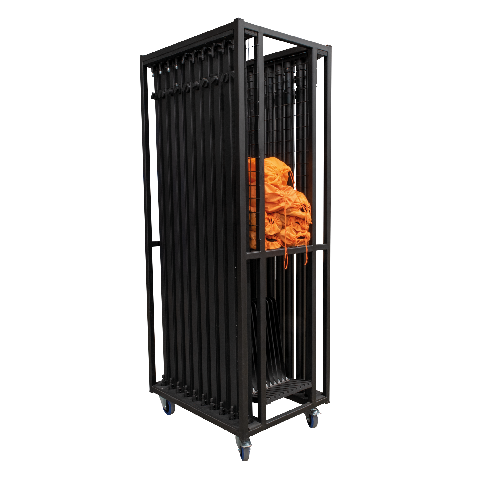 WENTEX Pipe & Drape Transport Trolley For 27 m of curtains plus support gear Per un totale di 27 m di tende più il materiale di fissaggio
