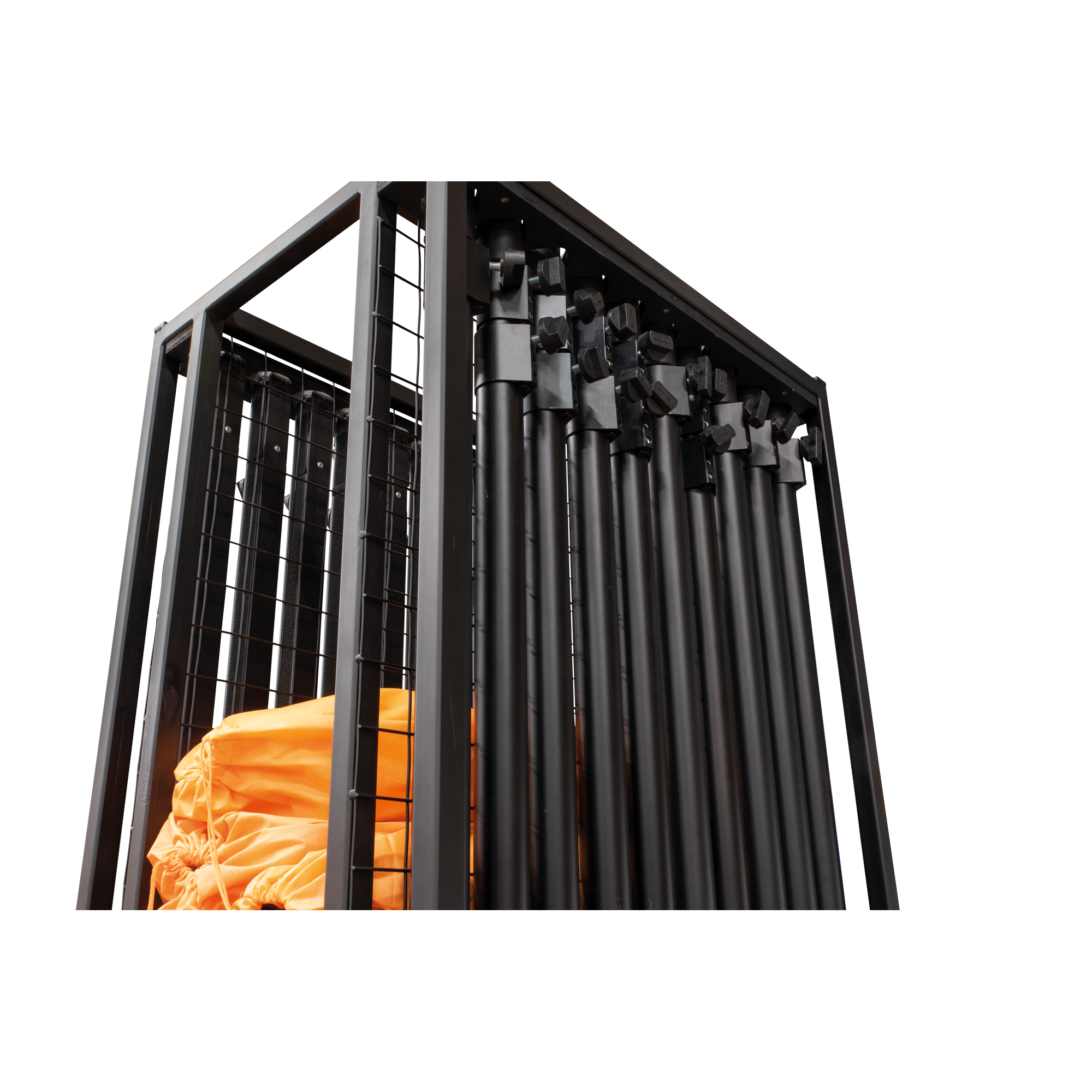 WENTEX Pipe & Drape Transport Trolley For 27 m of curtains plus support gear Per un totale di 27 m di tende più il materiale di fissaggio