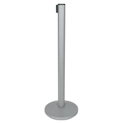 SHOWGEAR 2 m Adjustable Crowd Barrier PRO Silver Argento
