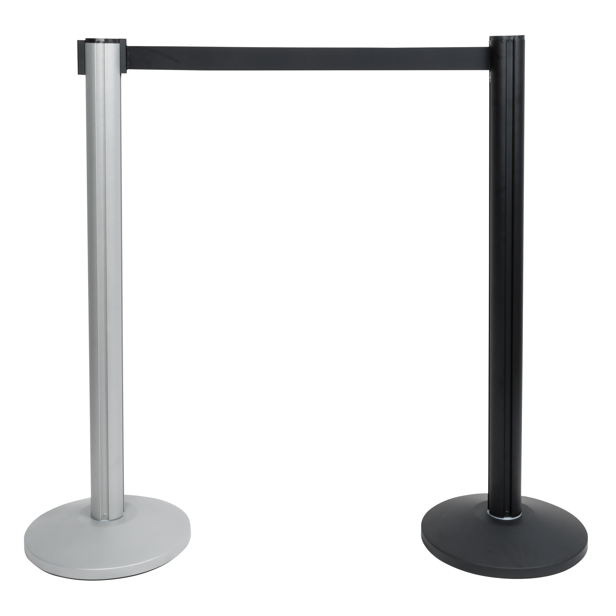 SHOWGEAR 2 m Adjustable Crowd Barrier PRO Silver Argento