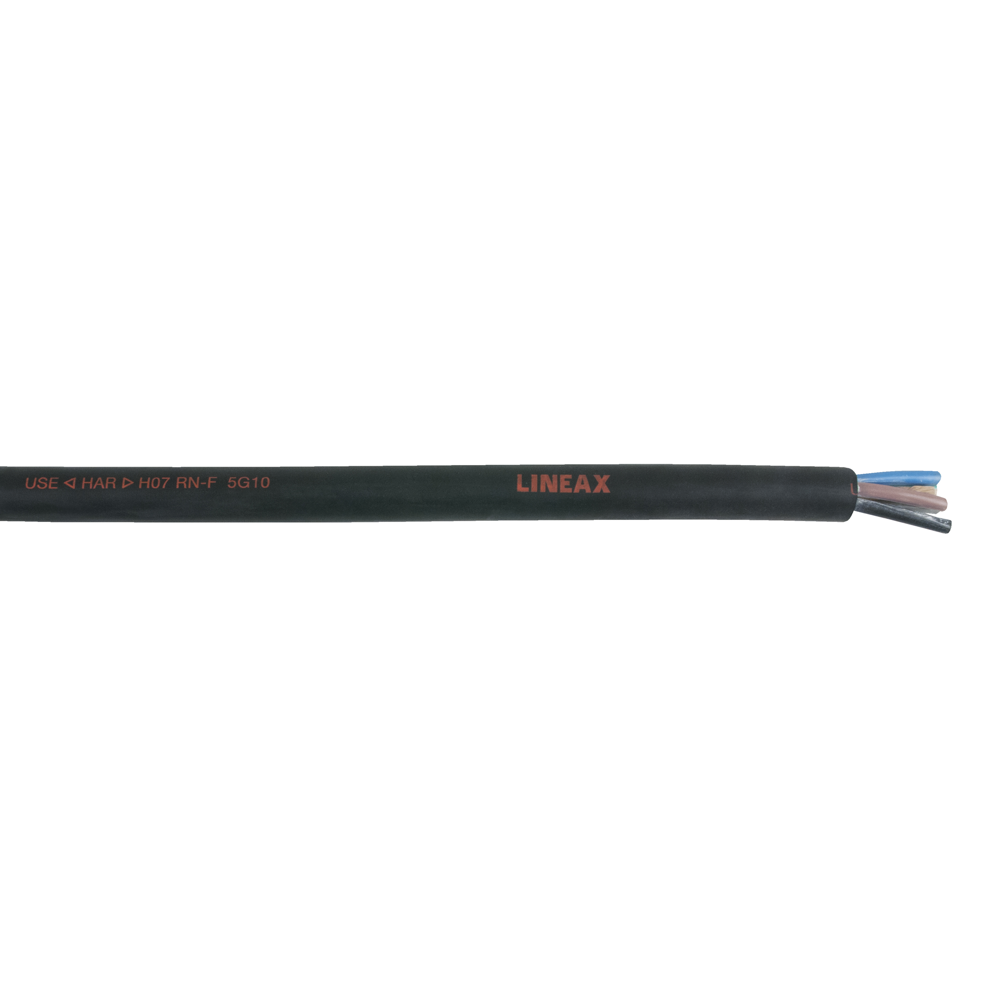 NEXANS Lineax Neoprene Cable, Black 10mm², 5 Prezzo al metro: 5 x 10 mm²
