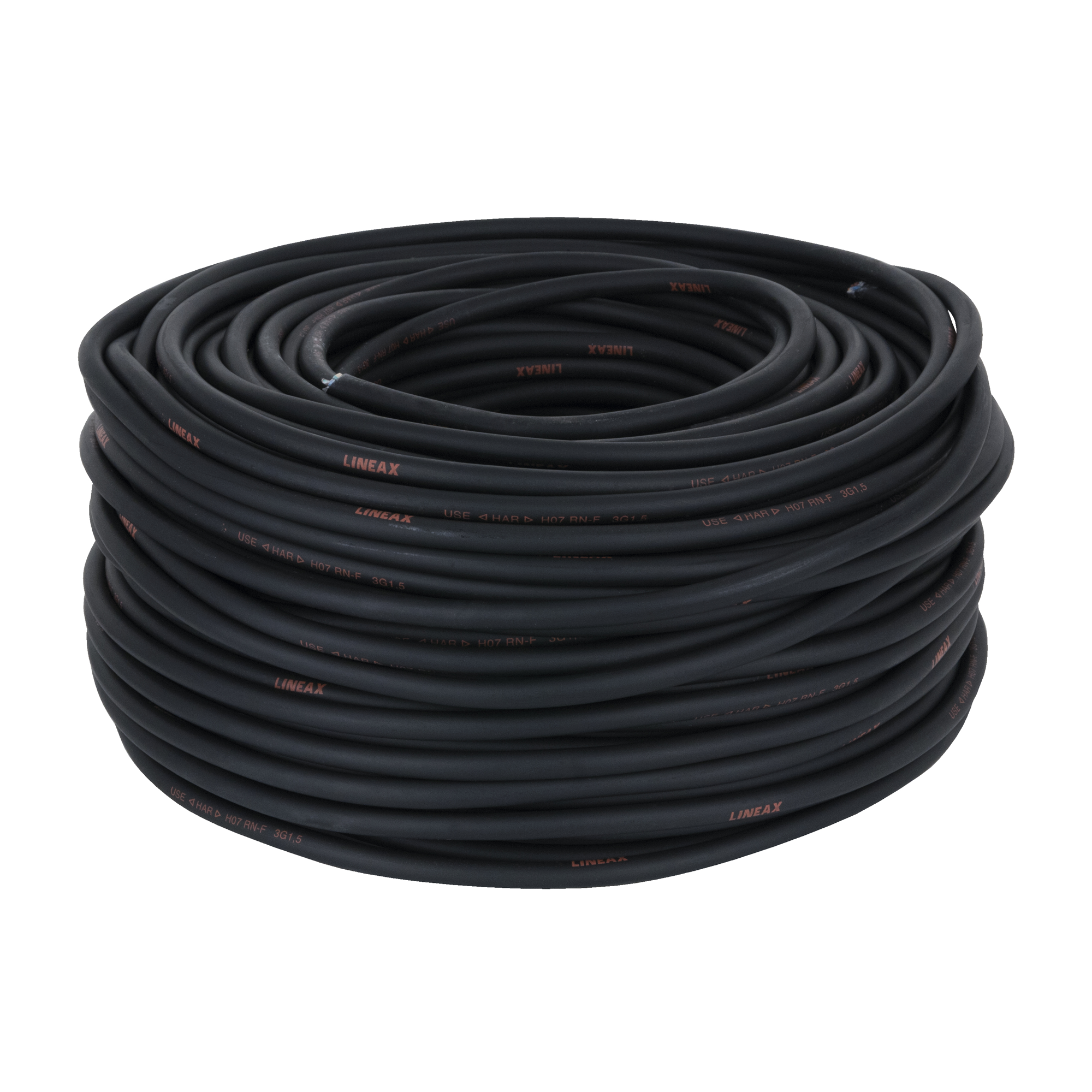 NEXANS Lineax Neoprene Cable, Black 1,5mm² Rullo da 100 m - 3x 1,5 mm²