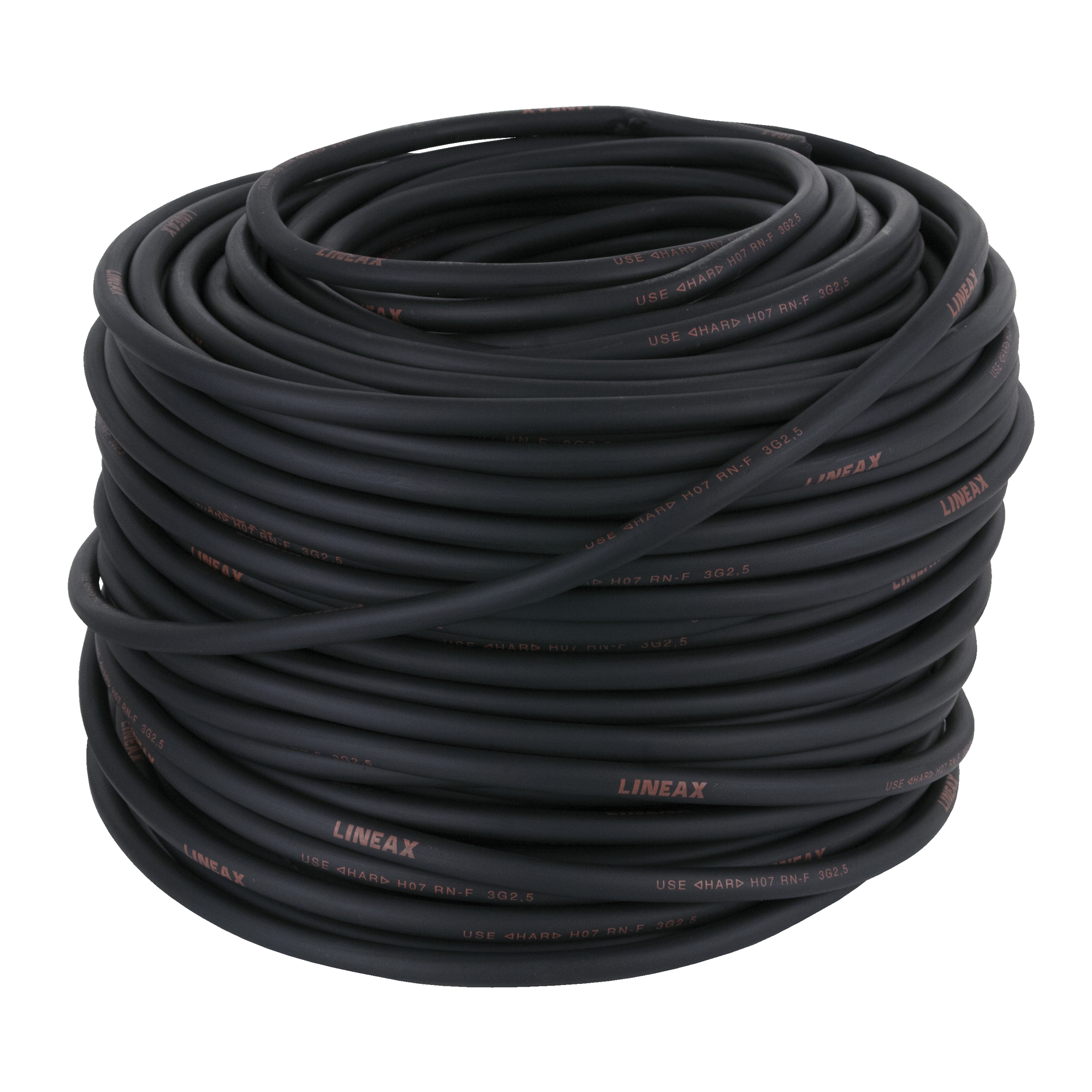 NEXANS Lineax Neoprene Cable, Black 2,5mm² Bobina 100 m/3x 2,5 mm²