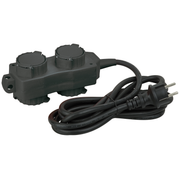 DAP 2 + 2-way IP20 Multisocket 3x 1.5 mm² 1.5 m 1.5 m