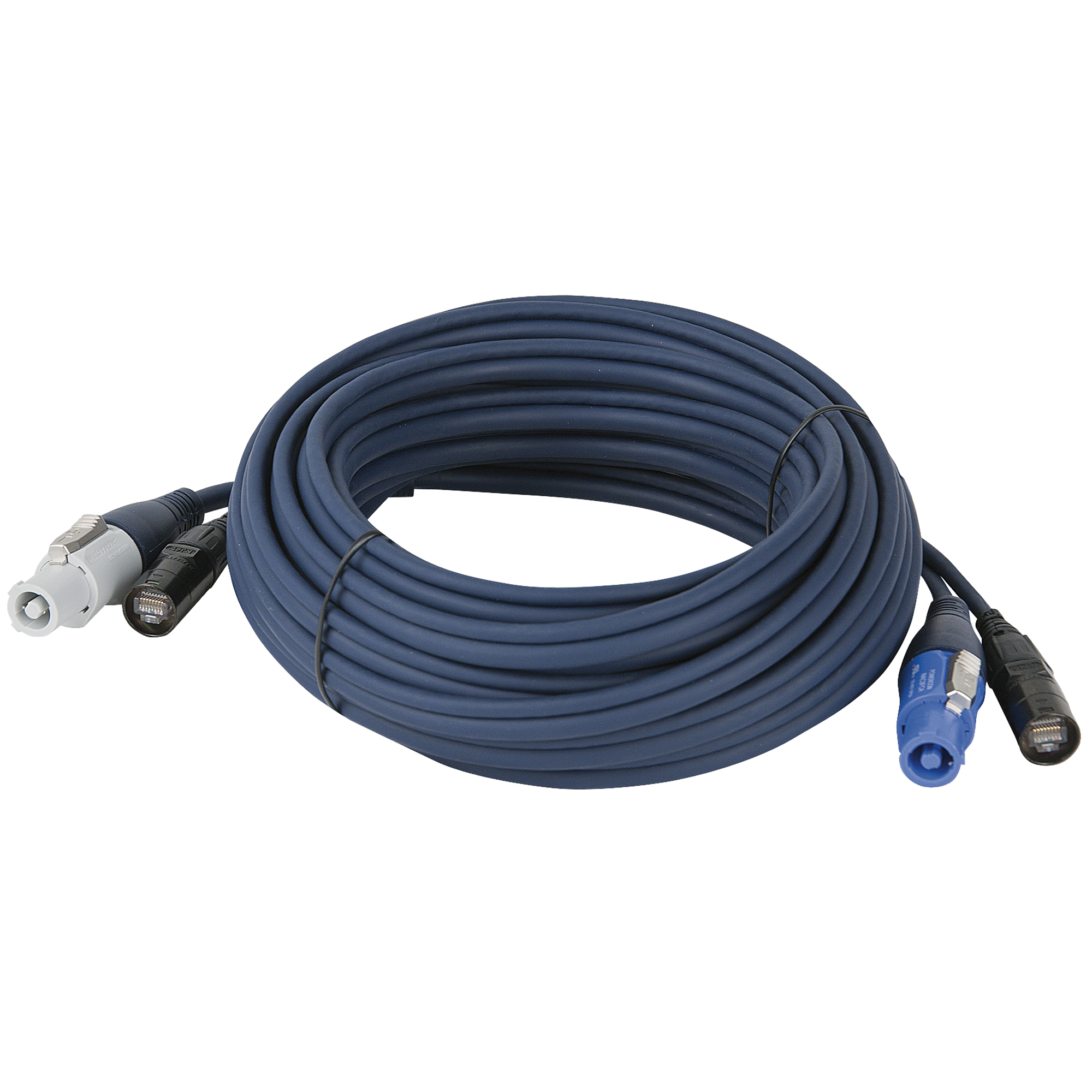 DAP Neutrik powerCON / etherCON Extension Cable - Data / Power 0.5 m CAT5 0,5 m CAT5