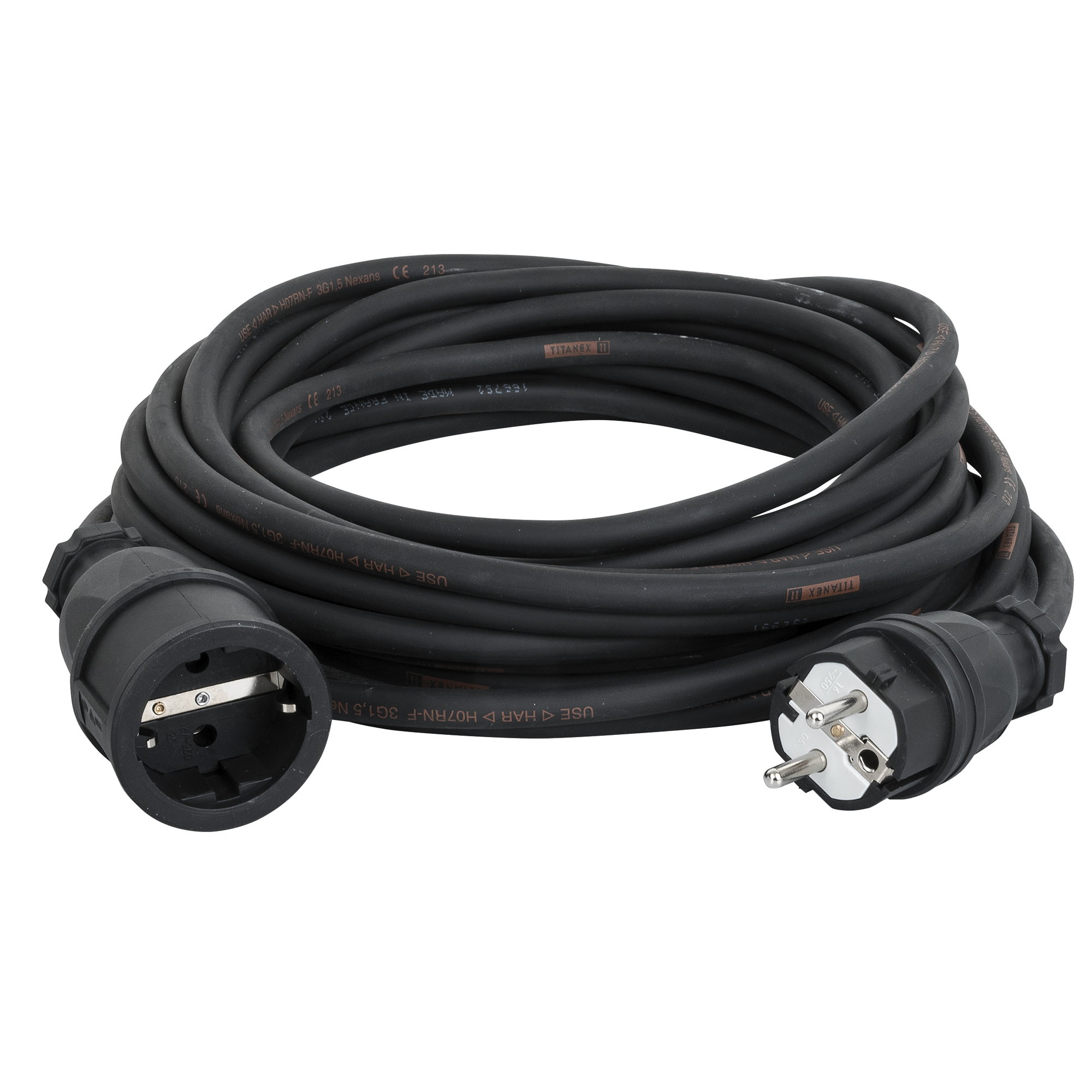 DAP Extension Cable Schuko/Schuko Titanex with PCE 3x 1.5 mm² 20 m 20 m