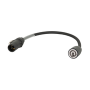 DAP powerCON Out to powerCON TRUE1 Male Adapter 0,25 m