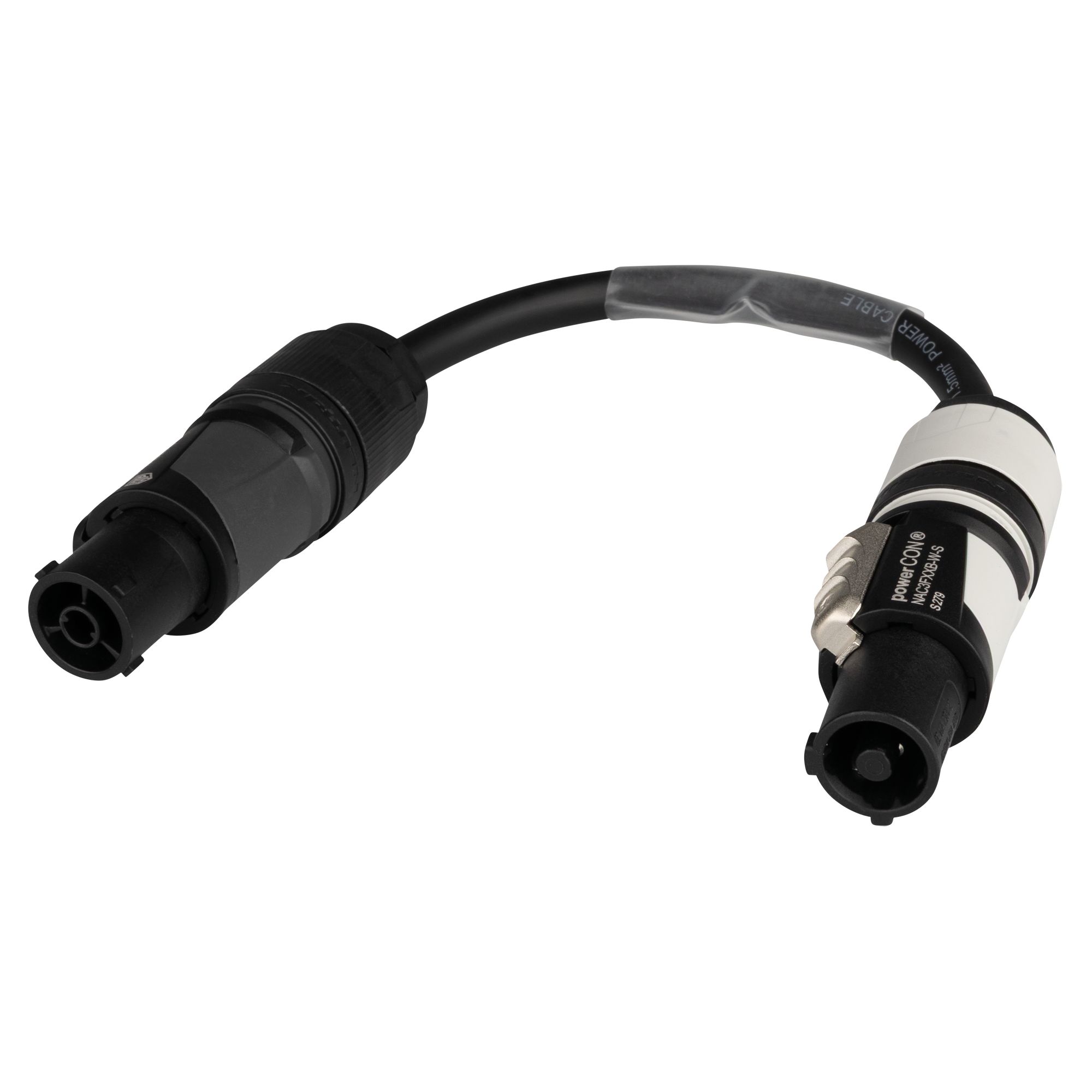 DAP powerCON Out to powerCON TRUE1 Female Adapter 0,25 m