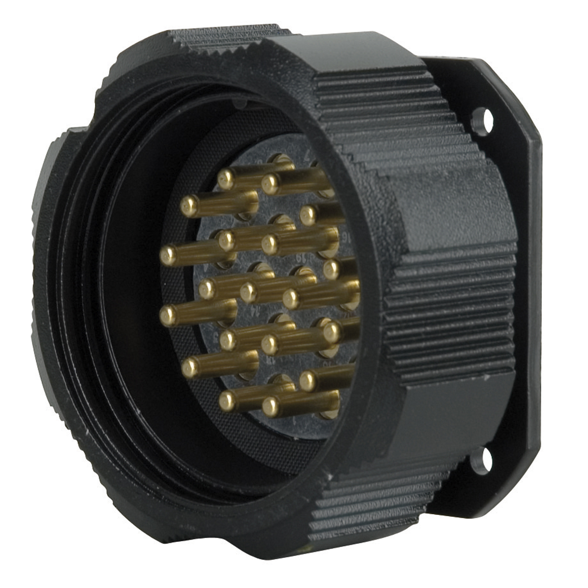 AMPHENOL SOCAPEX Socapex 19-pin male Chassis Connector