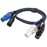 DAP FP17 Hybrid Cable - powerCON & 3-pin XLR - Audio / Power 0.75 m 0,75 m