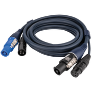 DAP FP17 Hybrid Cable - powerCON & 3-pin XLR - Audio / Power 3 m 3 m