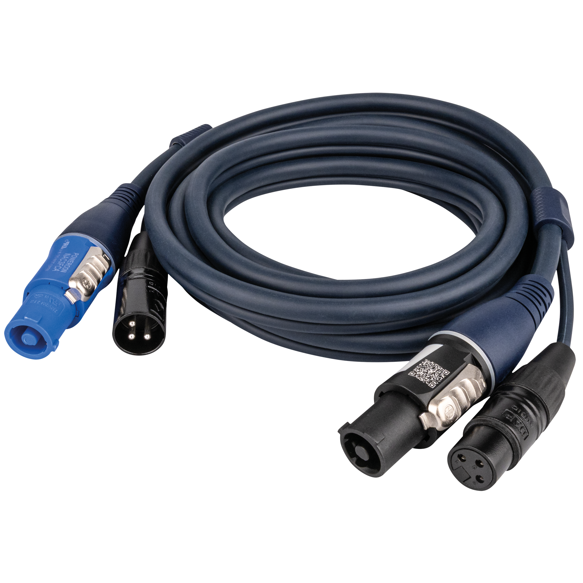DAP FP17 Hybrid Cable - powerCON & 3-pin XLR - Audio / Power 3 m 3 m