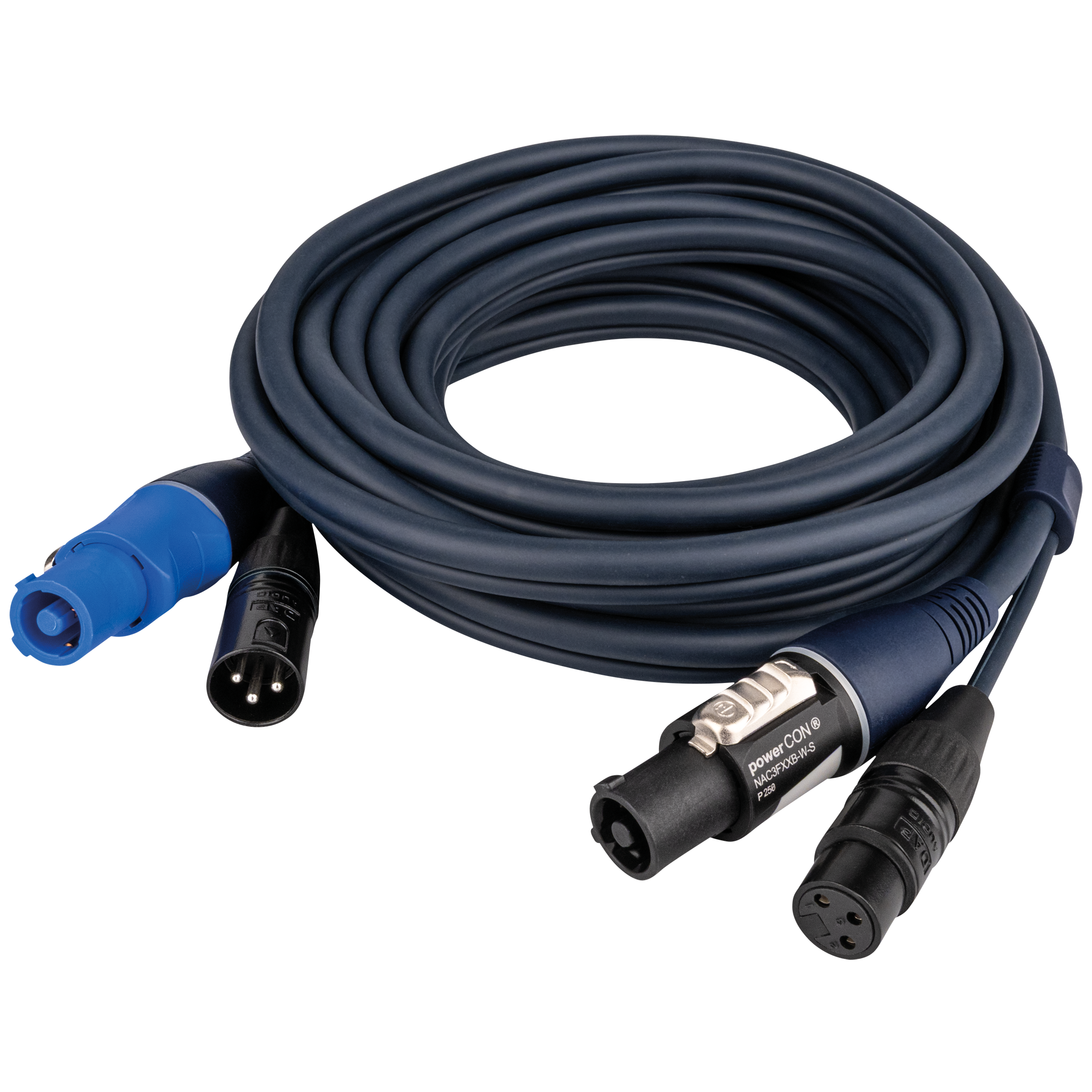 DAP FP17 Hybrid Cable - powerCON & 3-pin XLR - Audio / Power 6 m 6 m