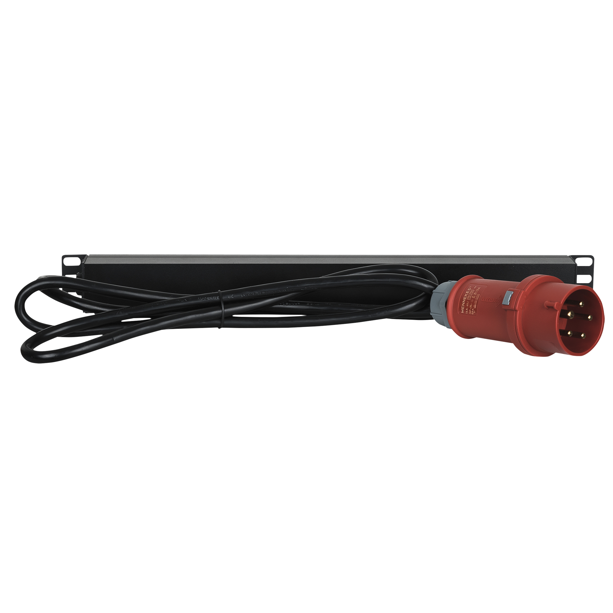 SHOWGEAR 19" 1U CEE16A To 6x Sockets 3-phase Splitter Collegamento trifase