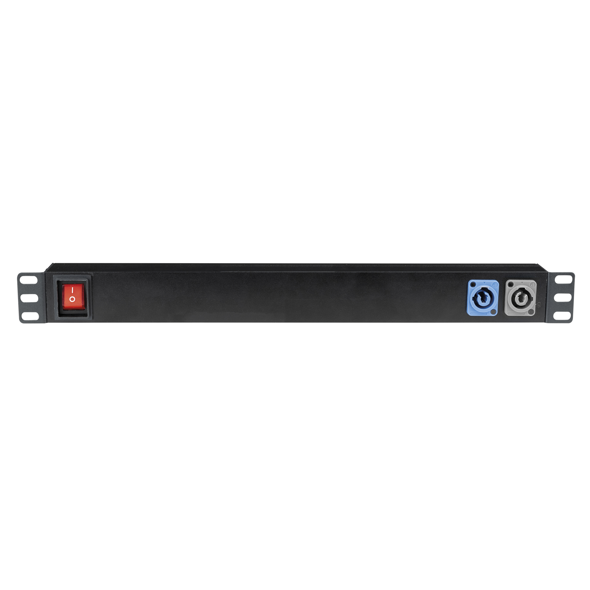 SHOWGEAR 19" 1U Socketstrip 7 With powerCON input Con ingresso Powercon