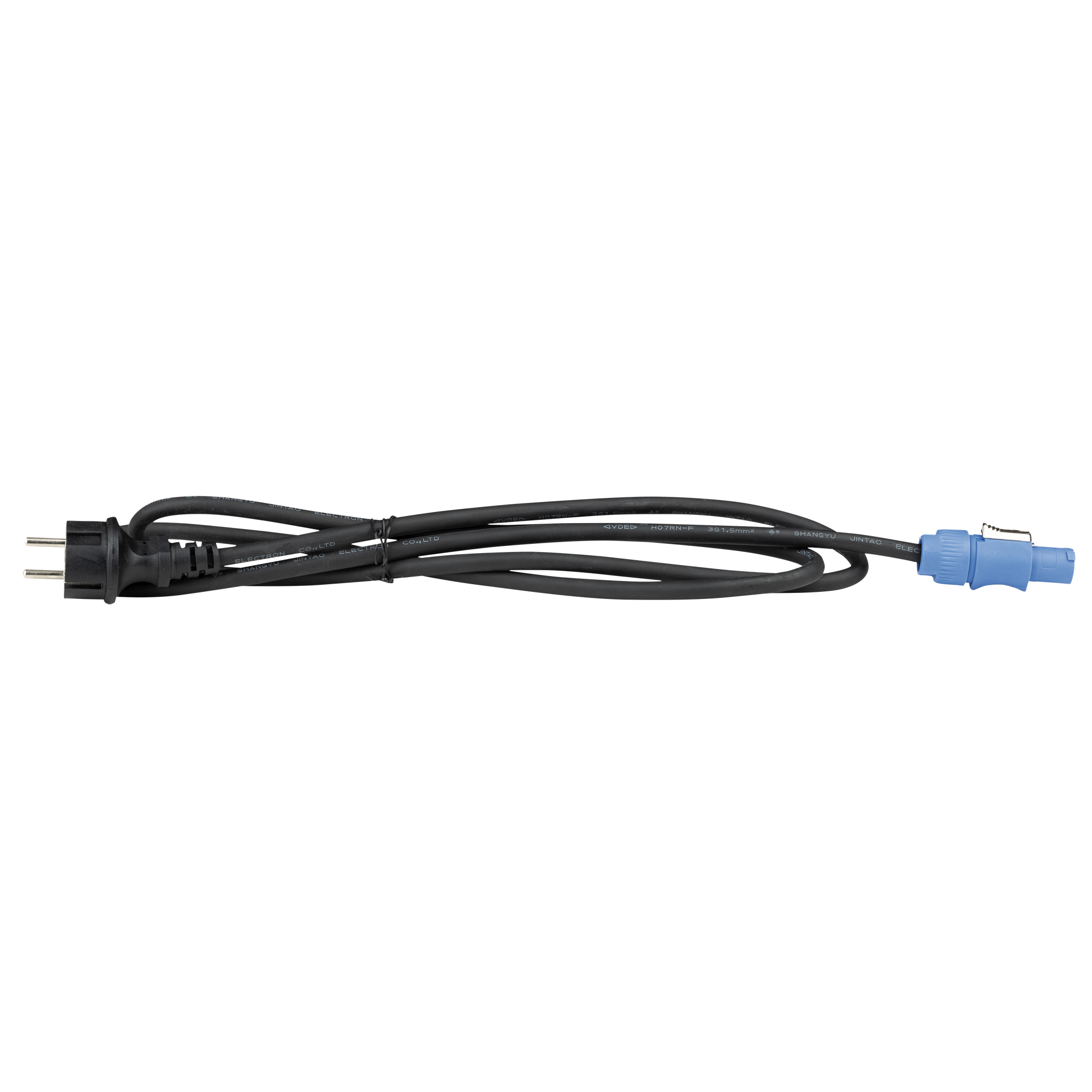 SHOWGEAR 19" 1U Socketstrip 7 With powerCON input Con ingresso Powercon