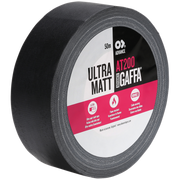 ADVANCE AT200 Ultra Matt Cloth Tape Advance Gaffa® Nastro gaffer nero ultra opaco - 50 mm / 50 m