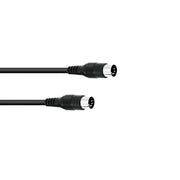 OMNITRONIC Cavo DIN 5pin MIDI da 3m