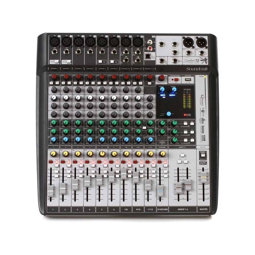 SOUNDCRAFT SIGNATURE 12 MTK MIXER 12 CANALI MULTITRACCIA