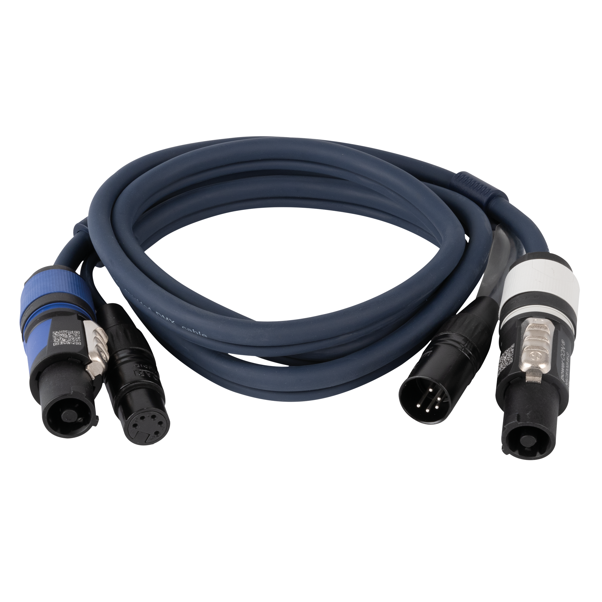 DAP FP18 Hybrid Cable - powerCON & 5-pin XLR - DMX / Power 1.5 m 1,5 m