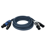 DAP FP18 Hybrid Cable - powerCON & 5-pin XLR - DMX / Power 3 m 3 m