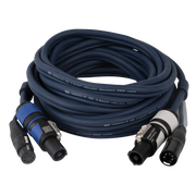 DAP FP18 Hybrid Cable - powerCON & 5-pin XLR - DMX / Power 6 m 6 m