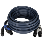DAP FP18 Hybrid Cable - powerCON & 5-pin XLR - DMX / Power 10 m 10 m