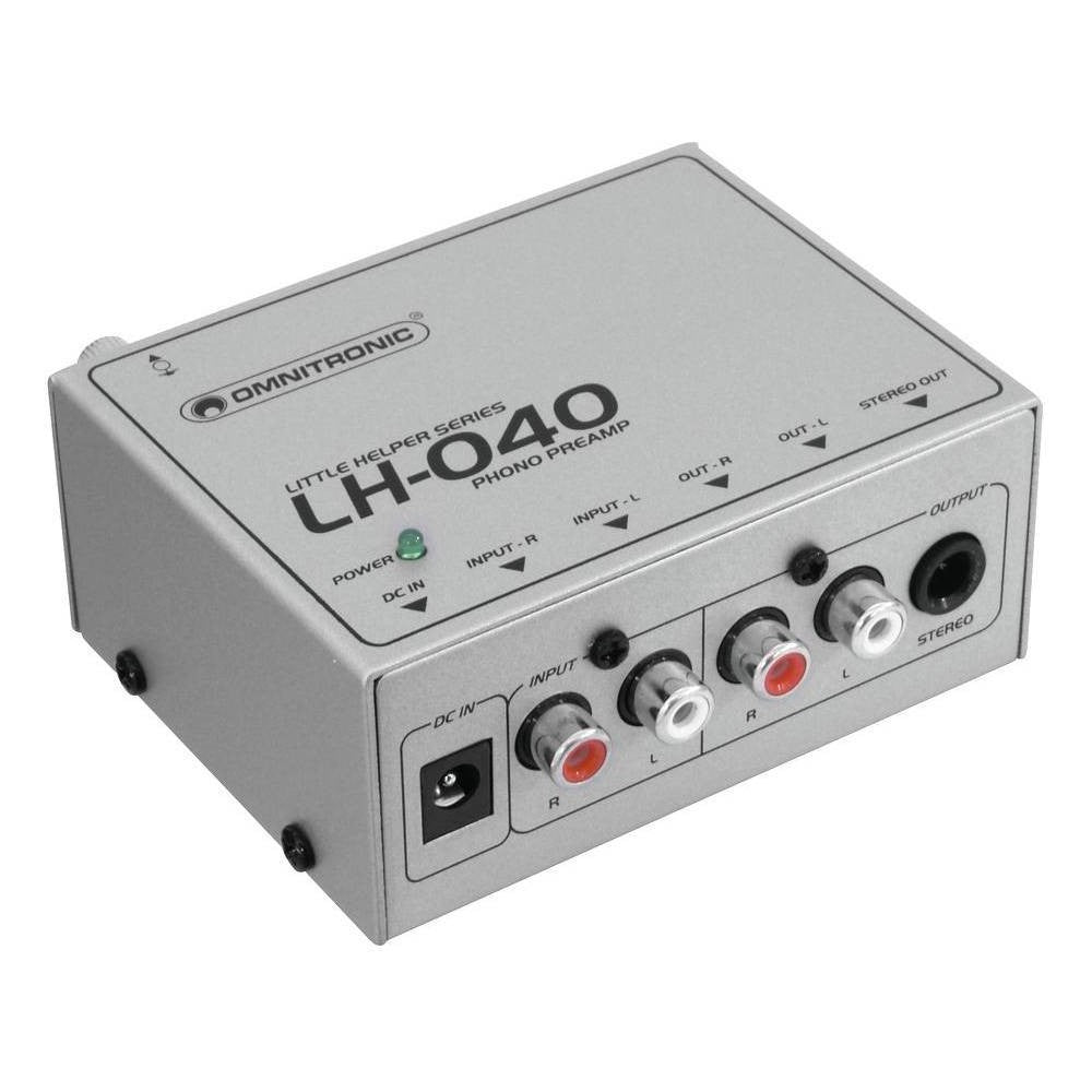 OMNITRONIC LH-040 Preamplificatore RIAA phono