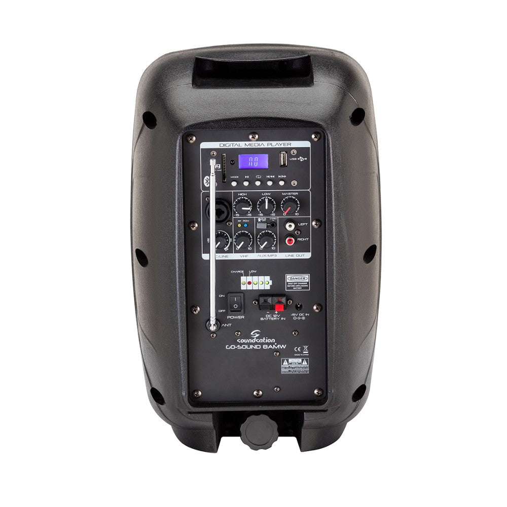 SOUNDSATION GO-SOUND 8AMW Portable Battery Powered Speaker