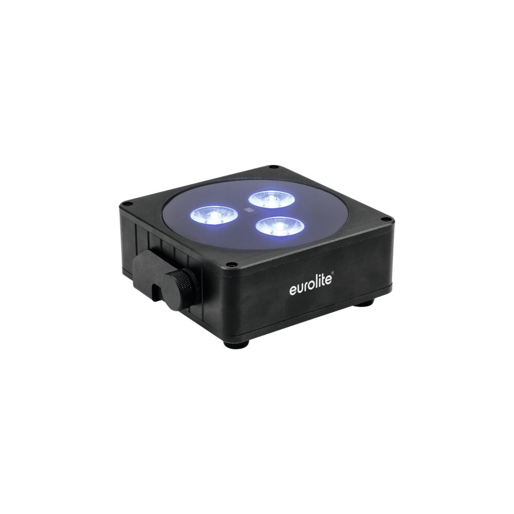 EUROLITE AKKU Flat Light 3 Battery Par black 3x8 watts