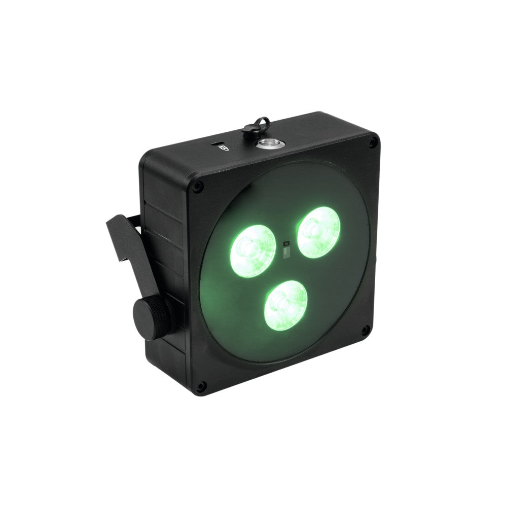 EUROLITE AKKU Flat Light 3 Par a Batteria nero 3x8 watt