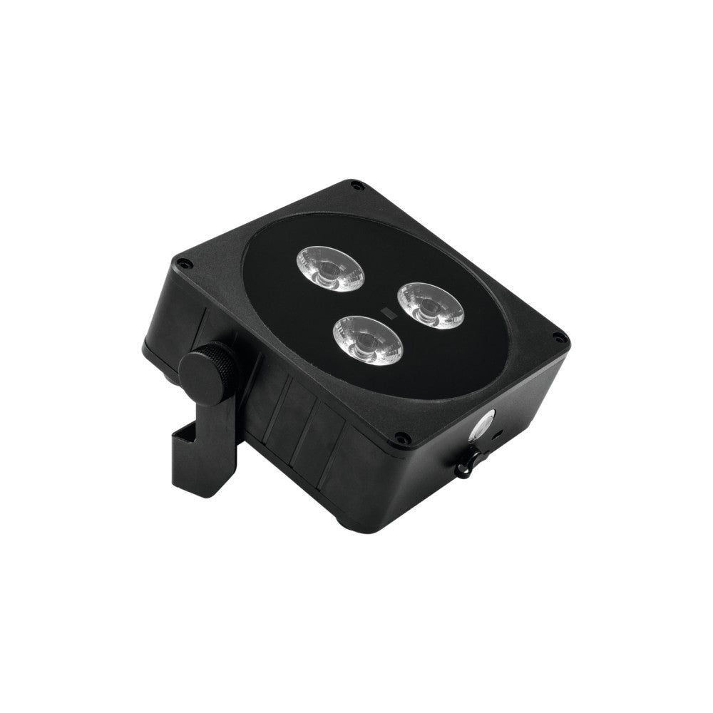 EUROLITE AKKU Flat Light 3 Battery Par black 3x8 watts