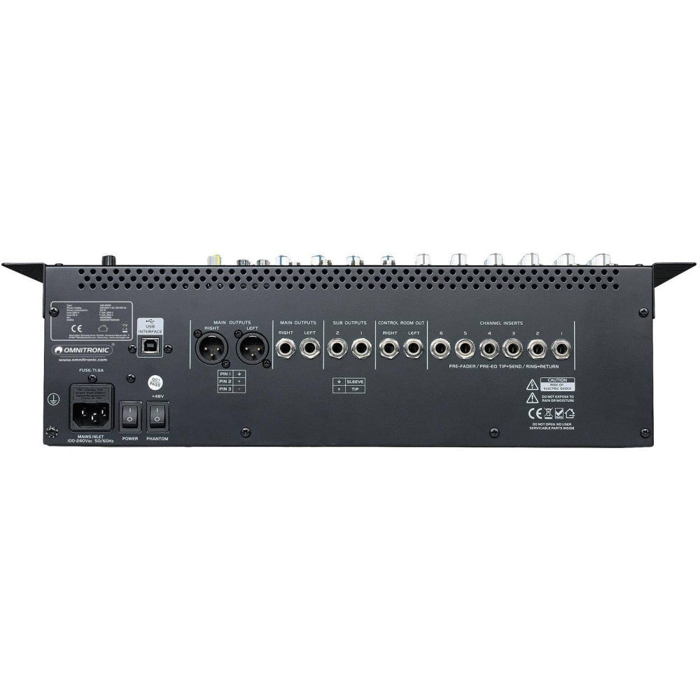 OMNITRONIC LMC-2022FX USB 6-channel mixer