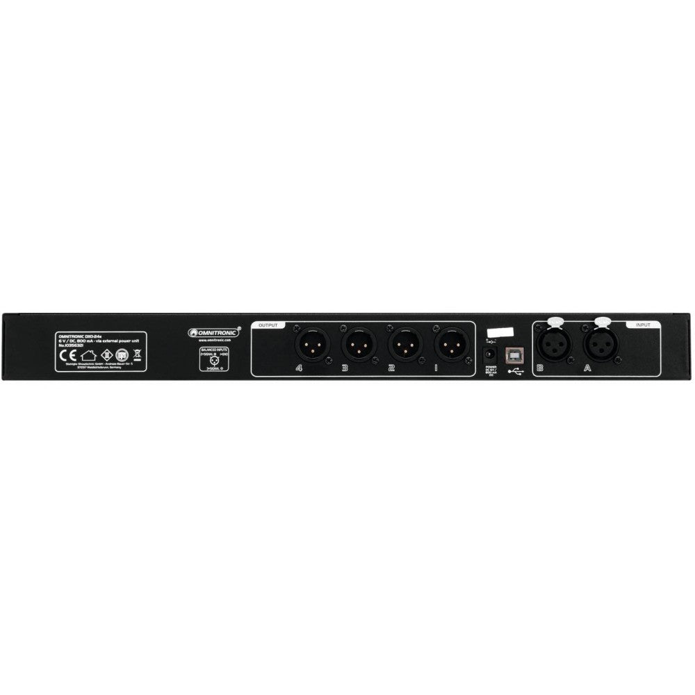 OMNITRONIC DXO-24E Digital Stereo Active Crossover
