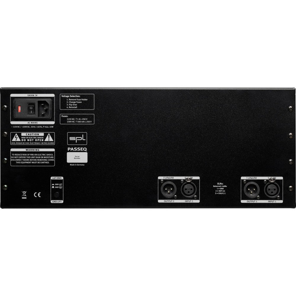 SPL PASSEQ RED Equalizzatore 2 canali analogico