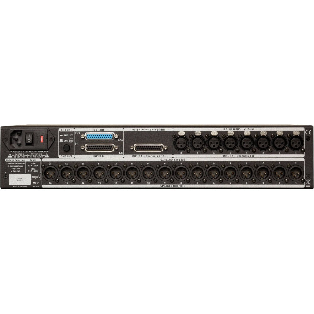 SPL MC16 BLACK Monitor controller a 16 canali