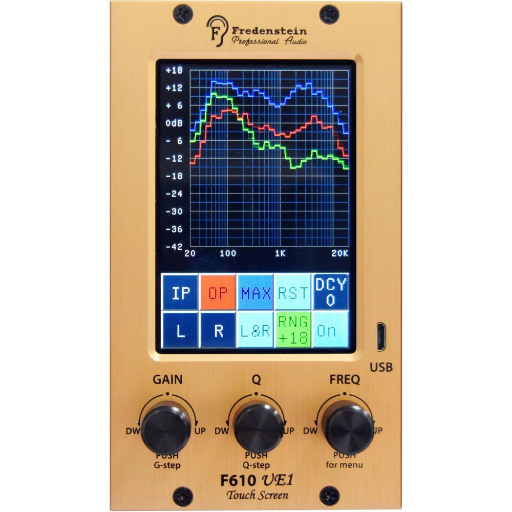 FREDENSTEIN F610 UE1 Equalizatore stereo digitale