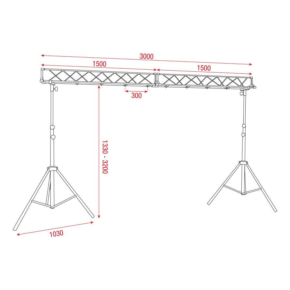 Showtec Light Bridge Set Barras Mammoth