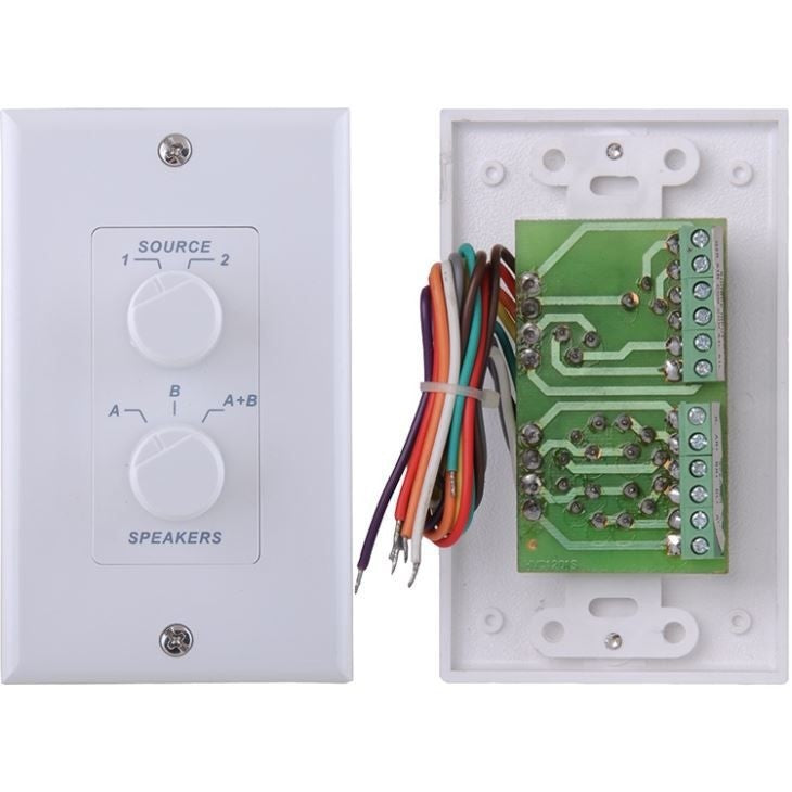 Power Dynamics PDWS3 Wall Input/Speaker Selector A/B
