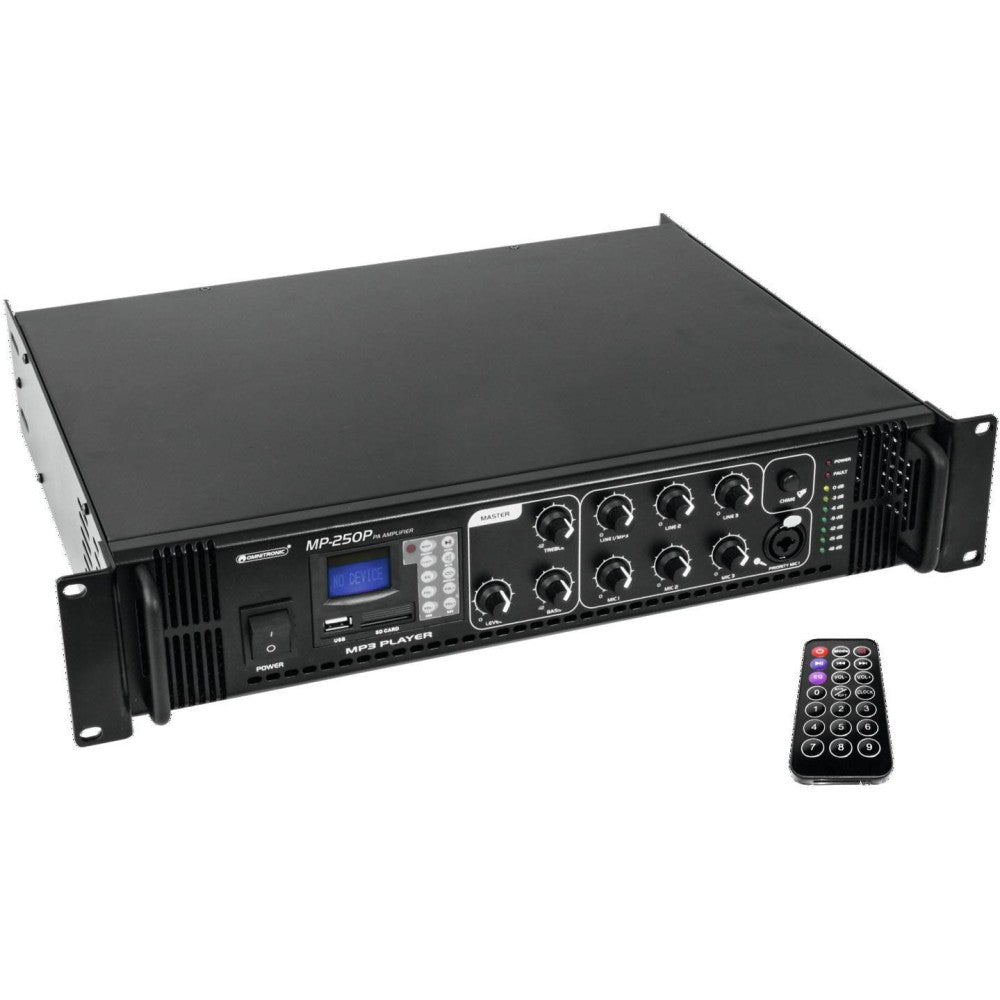 OMNITRONIC MP-250P Amplificador PA de 100 V